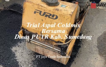 Trial Jaya Aspal Cold Patch (JACP) Bersama Dinas PUTR Kabupaten Sumedang