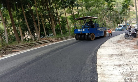 Preservasi Jalan Aspal Slurry Seal Bts Prov. Sumbar